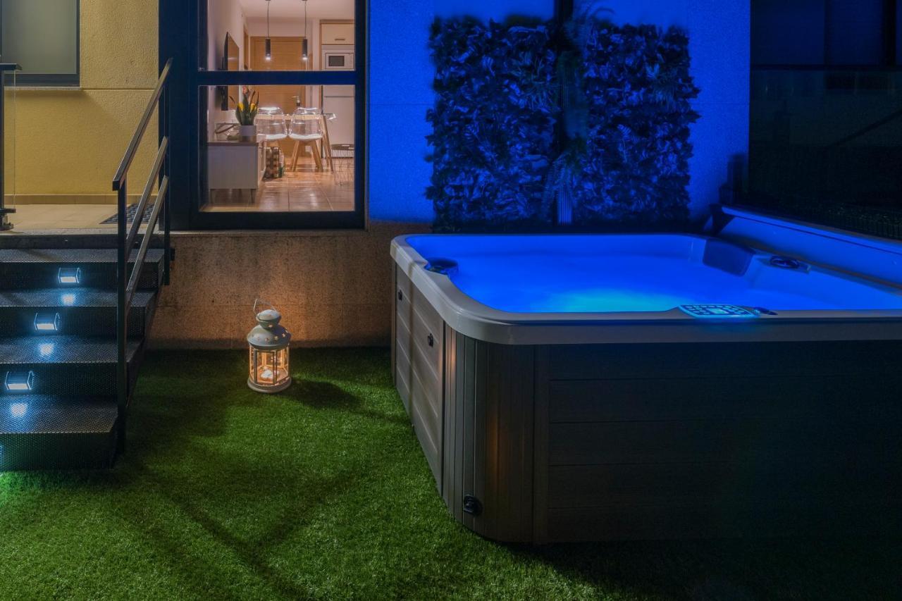 Garden Fisterra - Jacuzzi, Jardin Privado Y Vista Mar Apartment Exterior foto