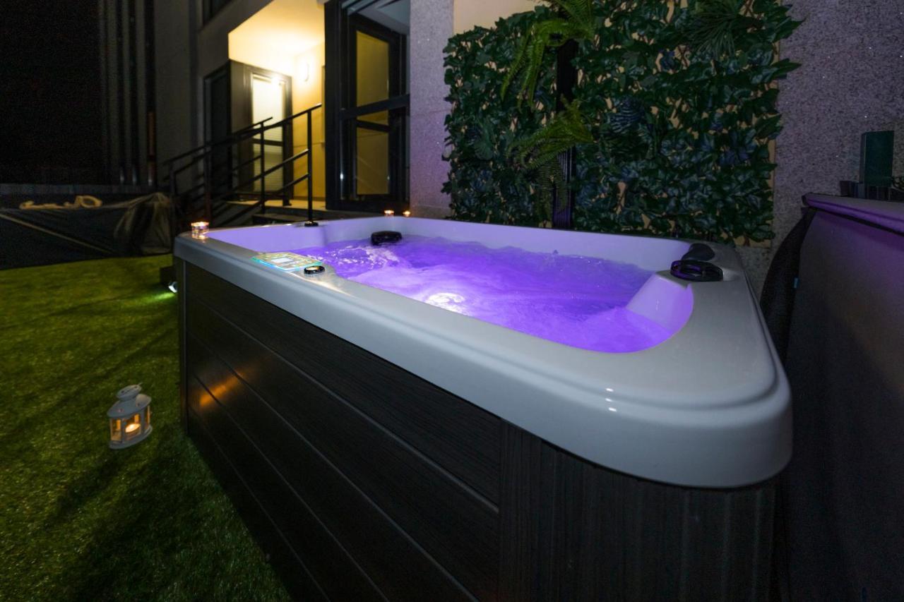 Garden Fisterra - Jacuzzi, Jardin Privado Y Vista Mar Apartment Exterior foto