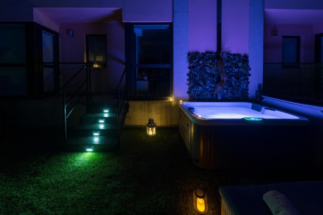 Garden Fisterra - Jacuzzi, Jardin Privado Y Vista Mar Apartment Exterior foto