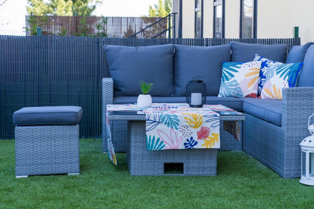 Garden Fisterra - Jacuzzi, Jardin Privado Y Vista Mar Apartment Exterior foto