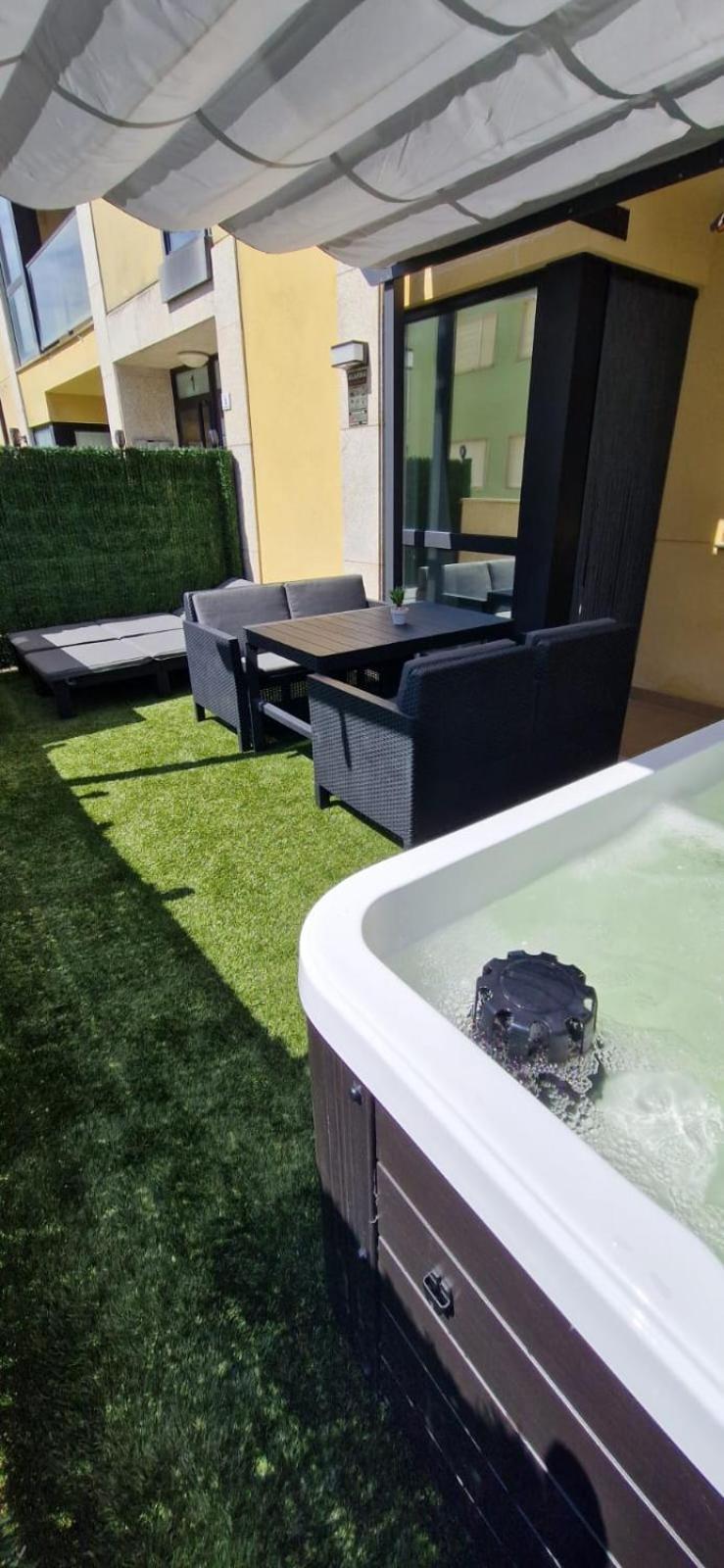 Garden Fisterra - Jacuzzi, Jardin Privado Y Vista Mar Apartment Exterior foto